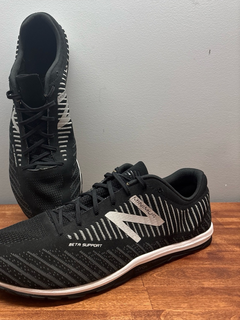 New Balance Minimus 20v7 Black Athletic Barefoot Sneakers Men’s US 18 D MX20BK7